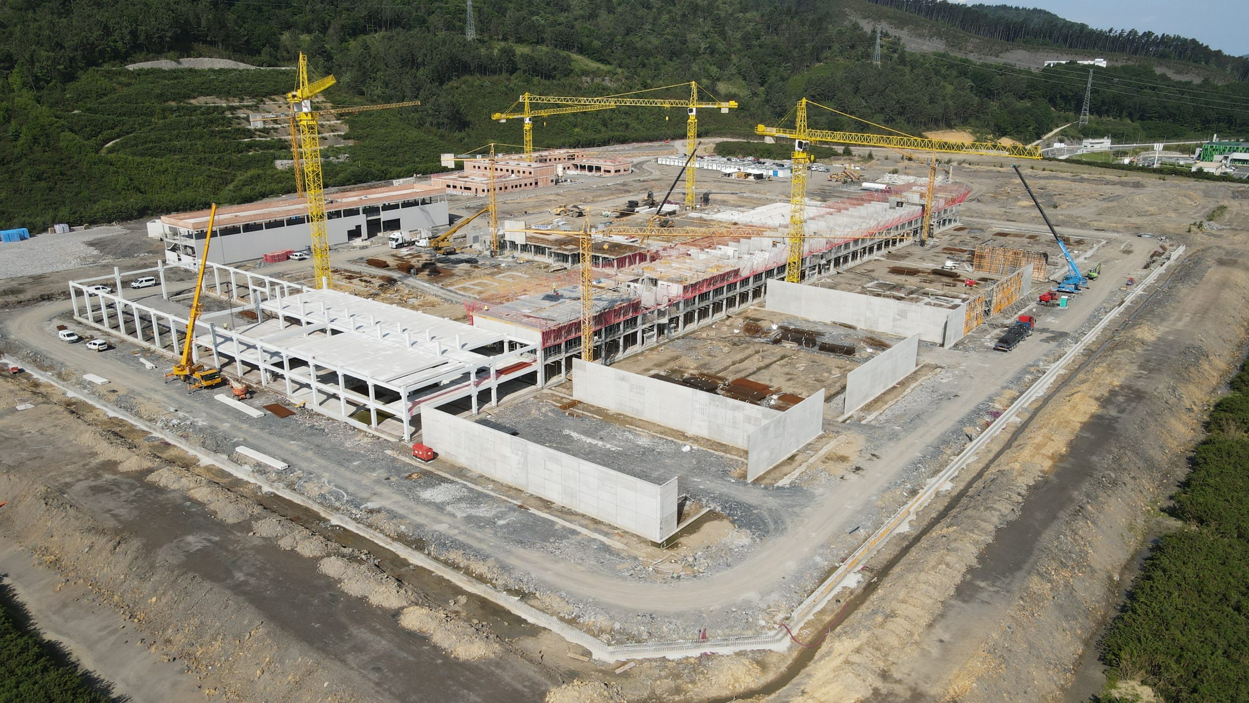 CONTINÚAN A BUEN RITMO LAS OBRAS DEL NUEVO CENTRO PENITENCIARIO NORTE III ( DONOSTIA/S. SEBASTIAN)